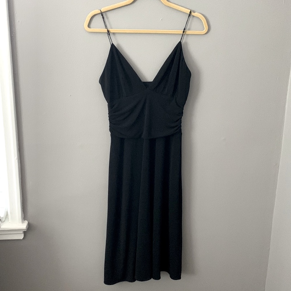 Laundry designer beaded mid length LBD size 8.